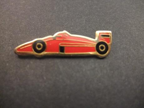 Ferrari Formule 1 racewagen rood